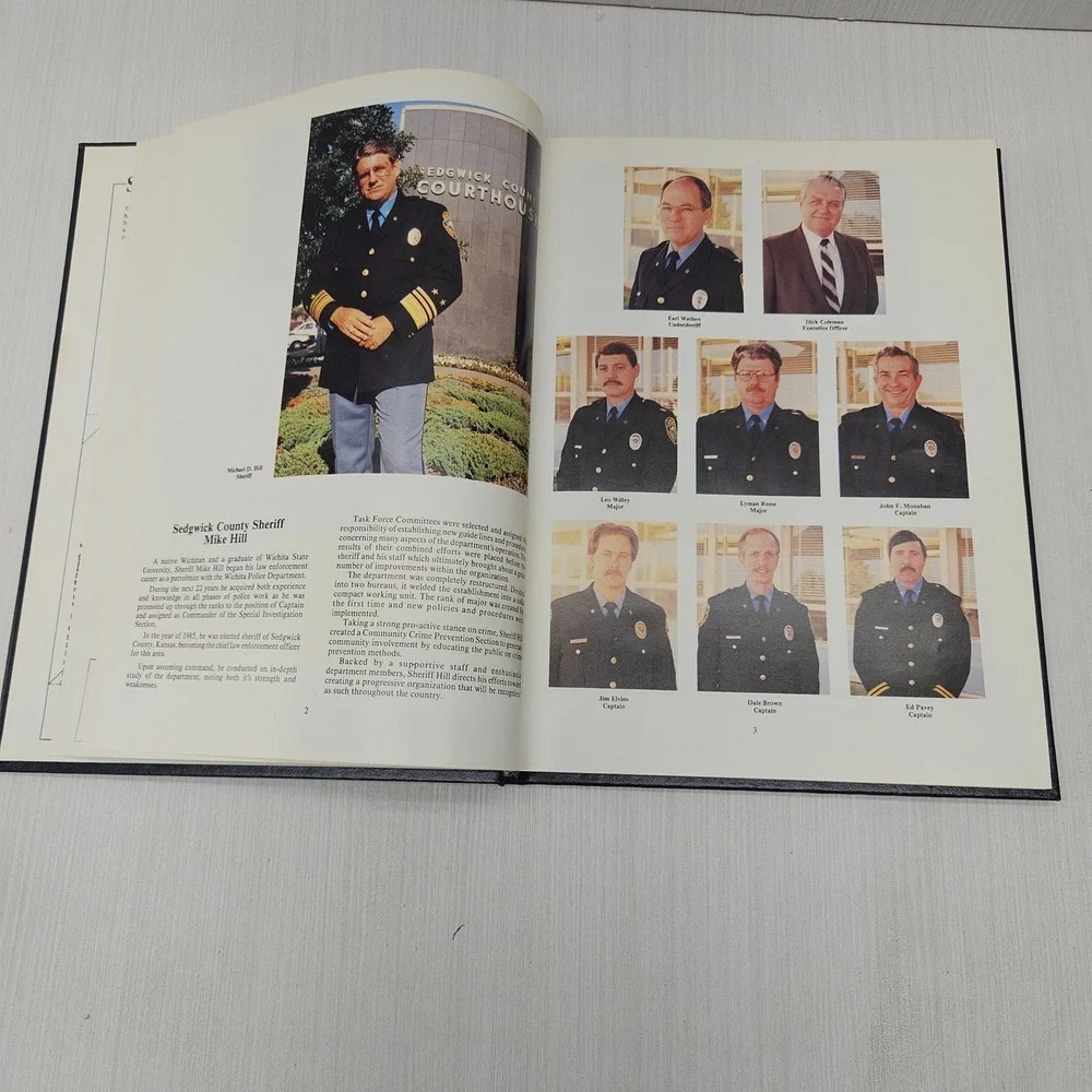 The Silver Shield Sedgwick County Sheriffs Department History Book 1869-1987 KS